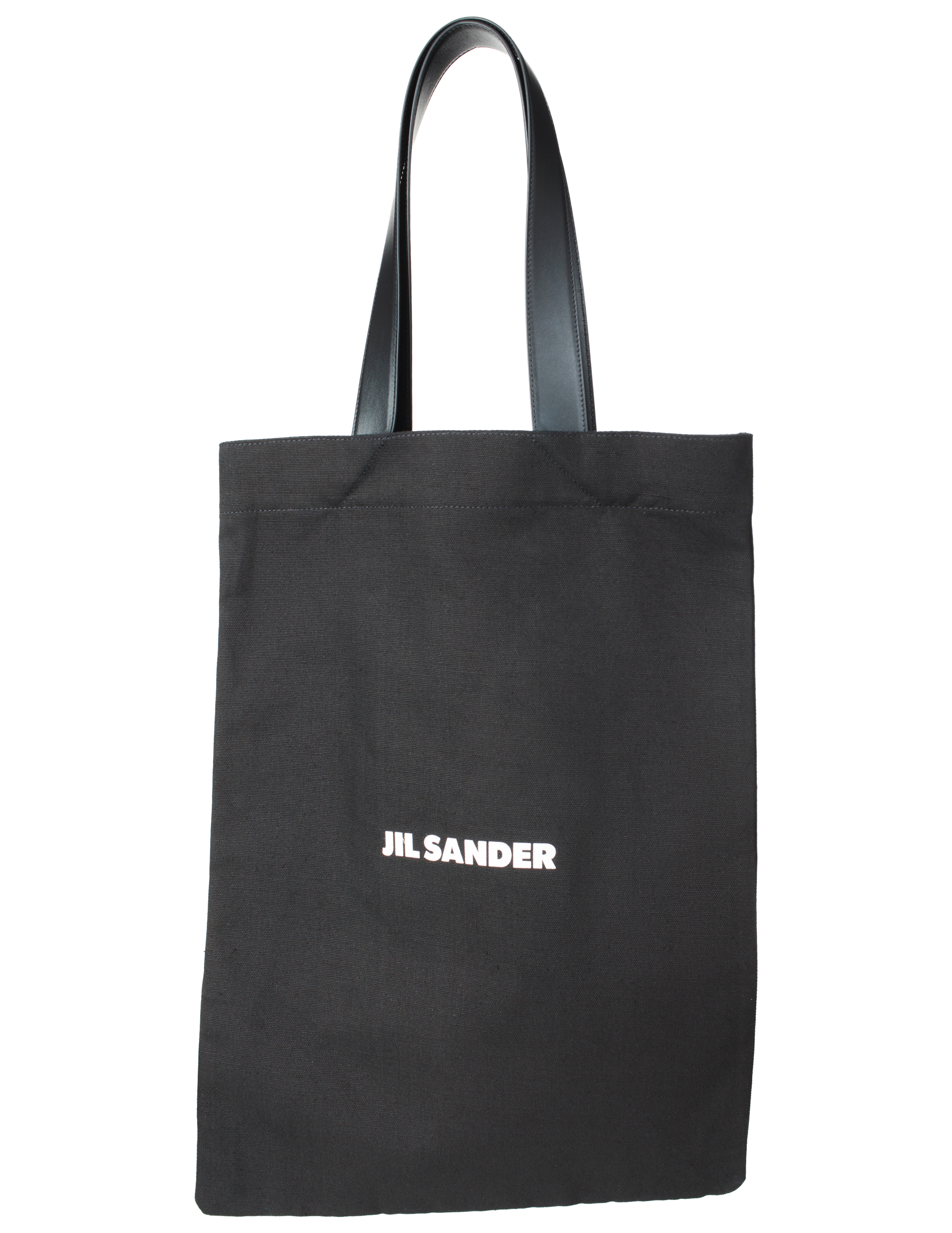JIL SANDER LOGO PRINT SHOPPER BAG